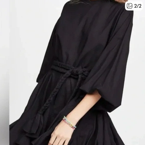 RHODE Black Long Sleeve Dress - Picture 3 of 10